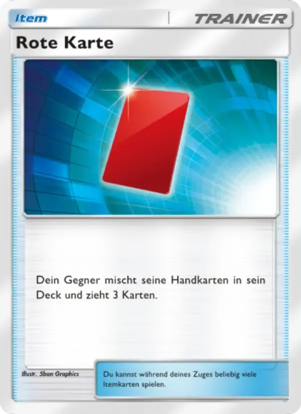 Red Card card in German