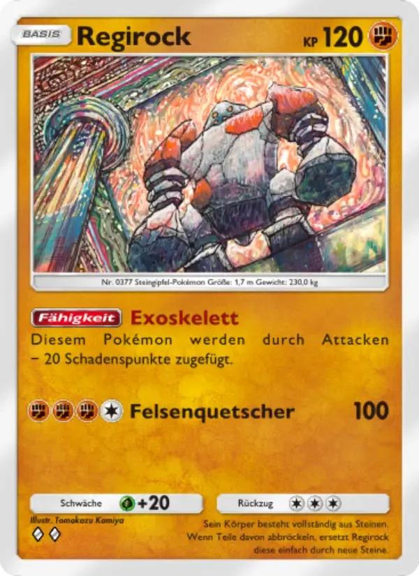 Carta de Regirock em Alemão