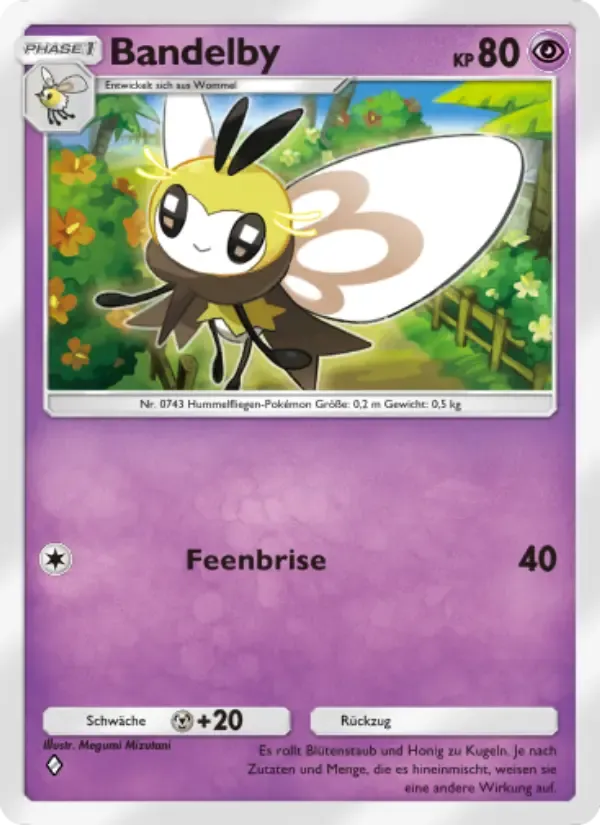 Ribombee card in German