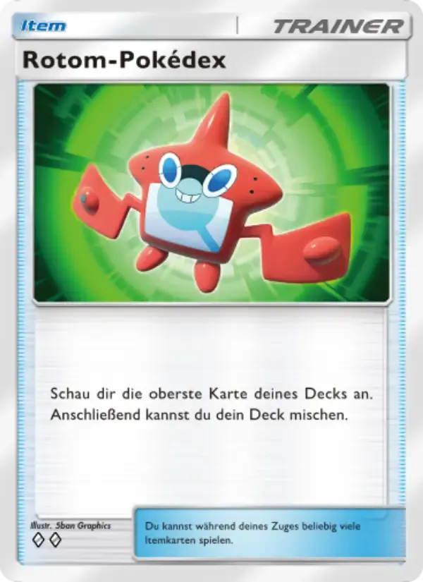 Rotom Dex card in German