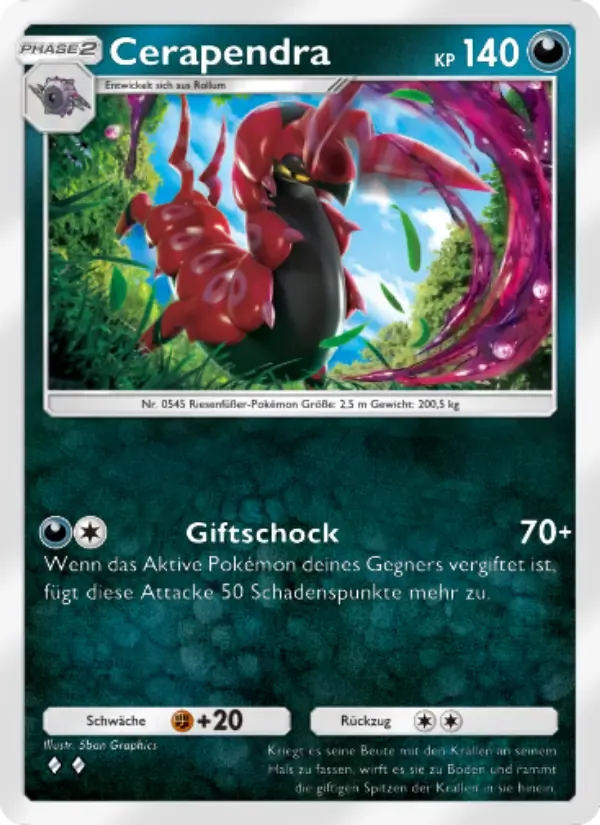 Scolipede card in German