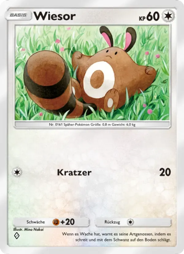Sentret card in German