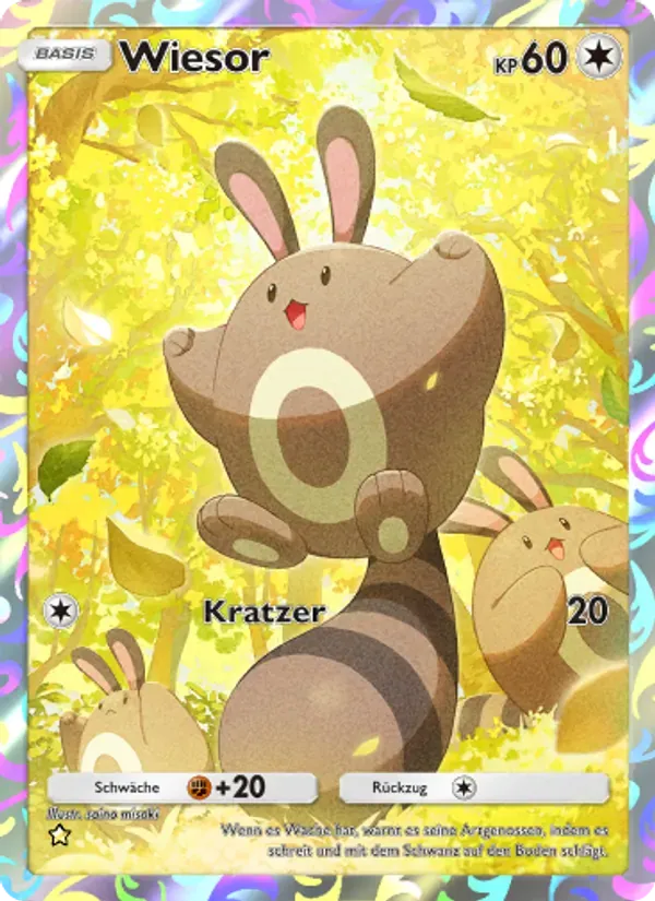 Sentret card in German