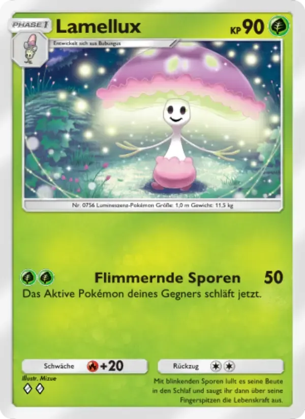 Shiinotic card in German