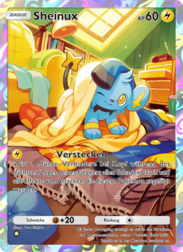 Shinx card in German