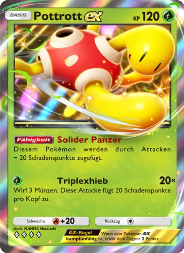 Shuckle ex card in German