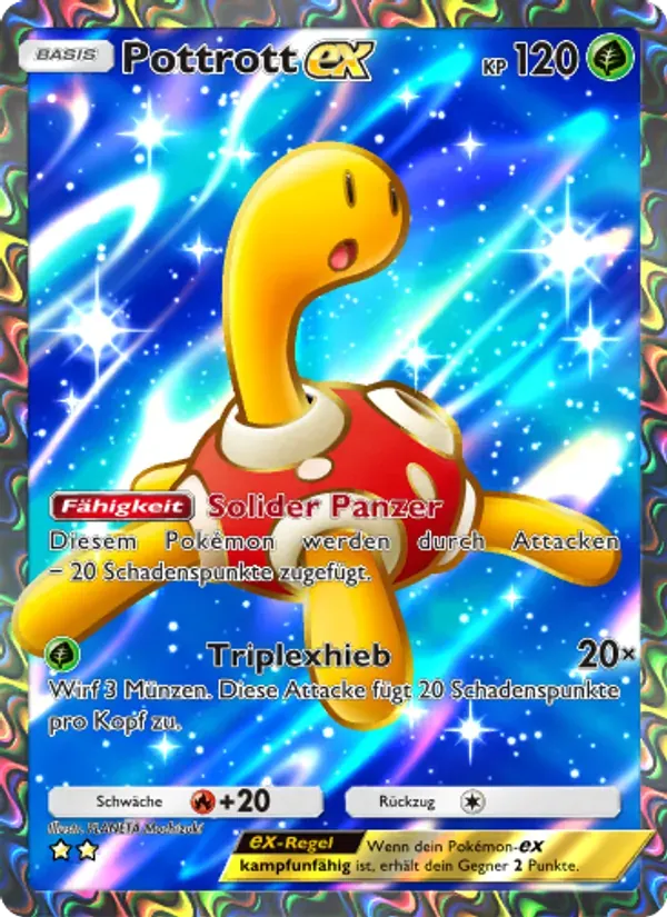 Shuckle ex card in German