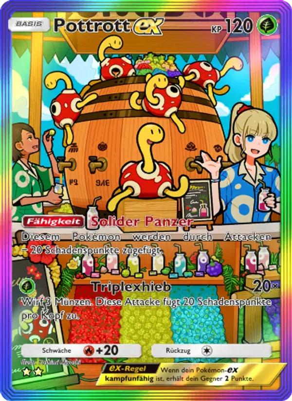 Shuckle ex card in German
