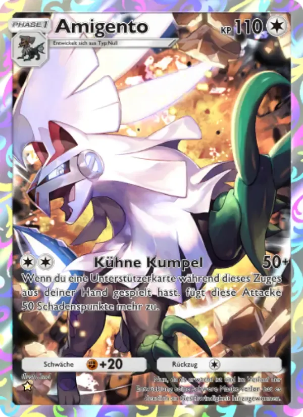 Silvally card in German