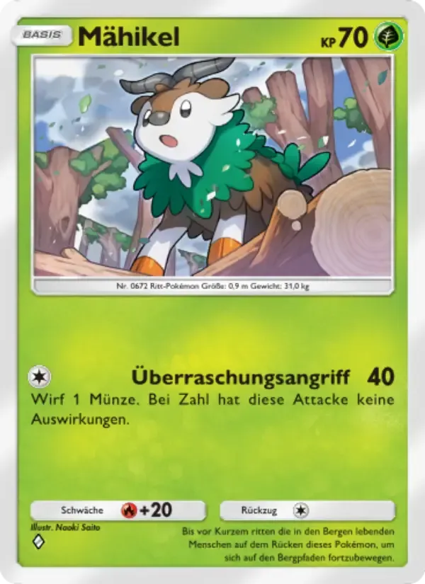 Skiddo card in German