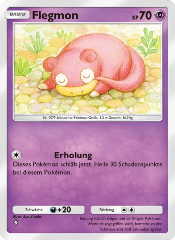 Slowpoke card in German