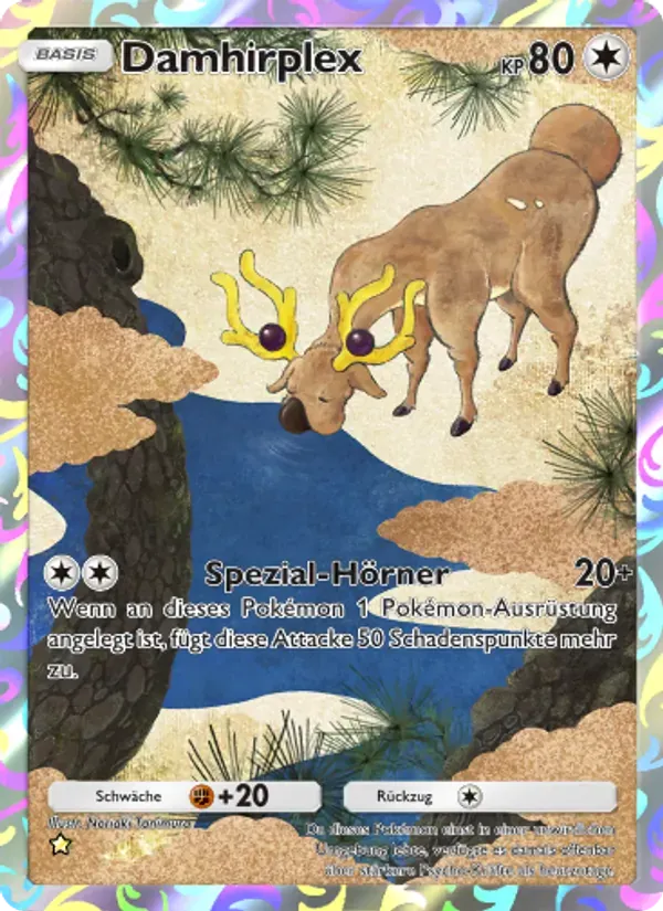 Stantler card in German