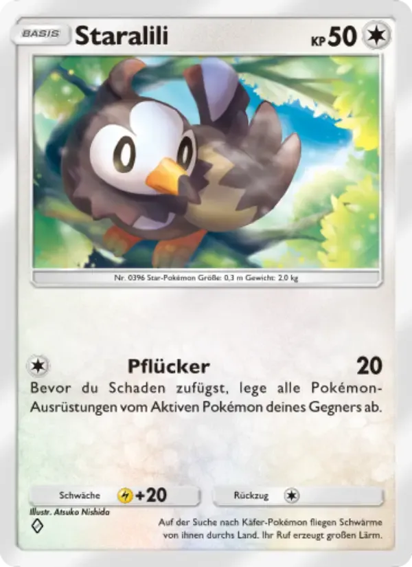 Starly card in German