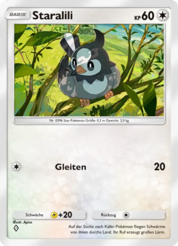 Starly card in German