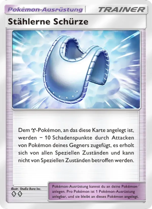 Steel Apron card in German