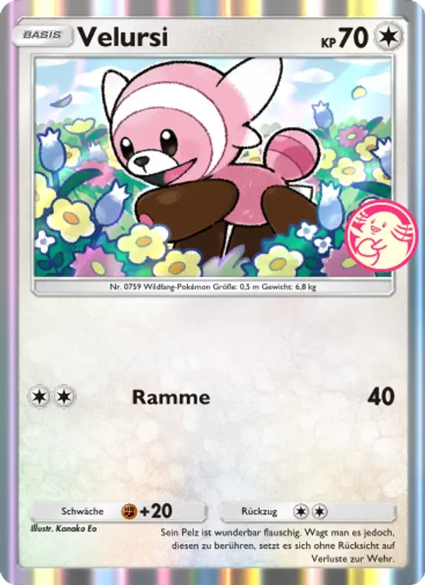 Stufful card in German