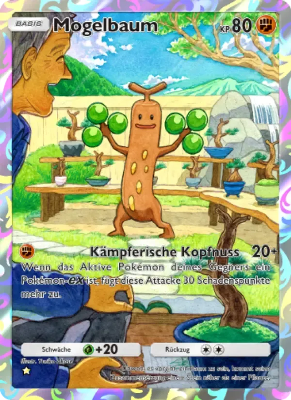 Sudowoodo card in German