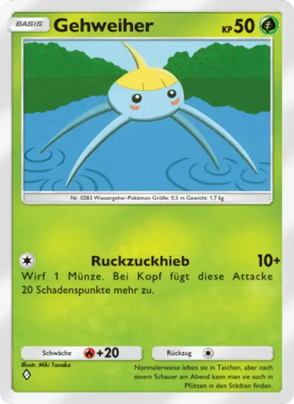 Surskit card in German