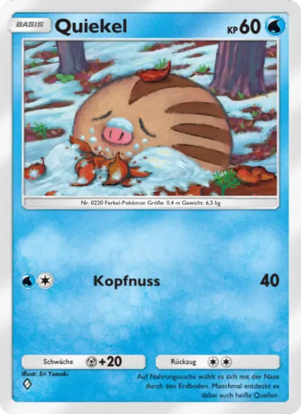 Swinub card in German