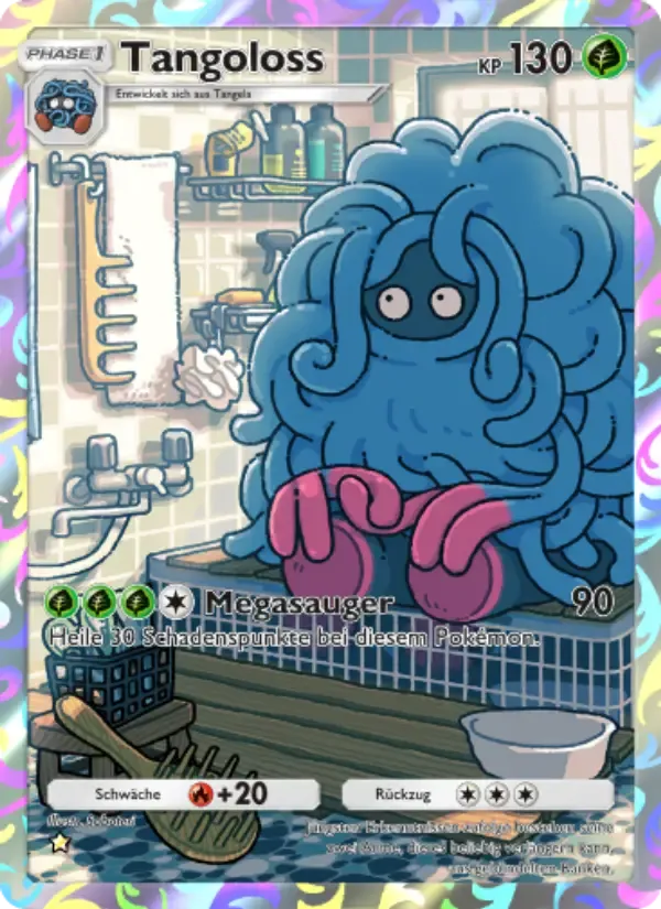 Tangrowth card in German