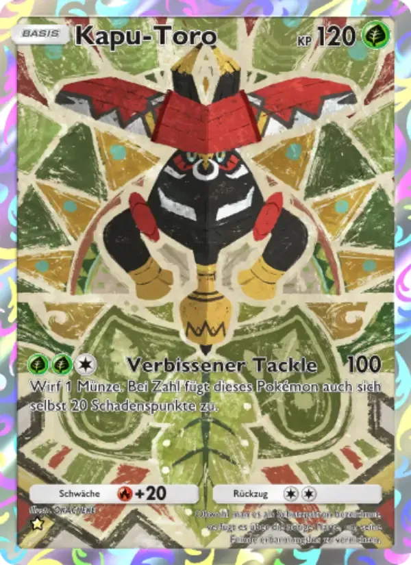 Tapu Bulu card in German