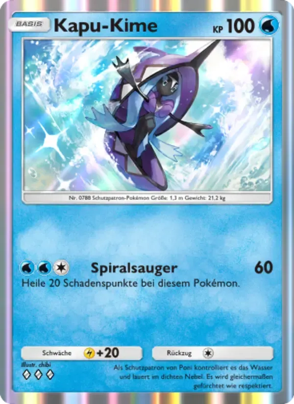 Tapu Fini card in German