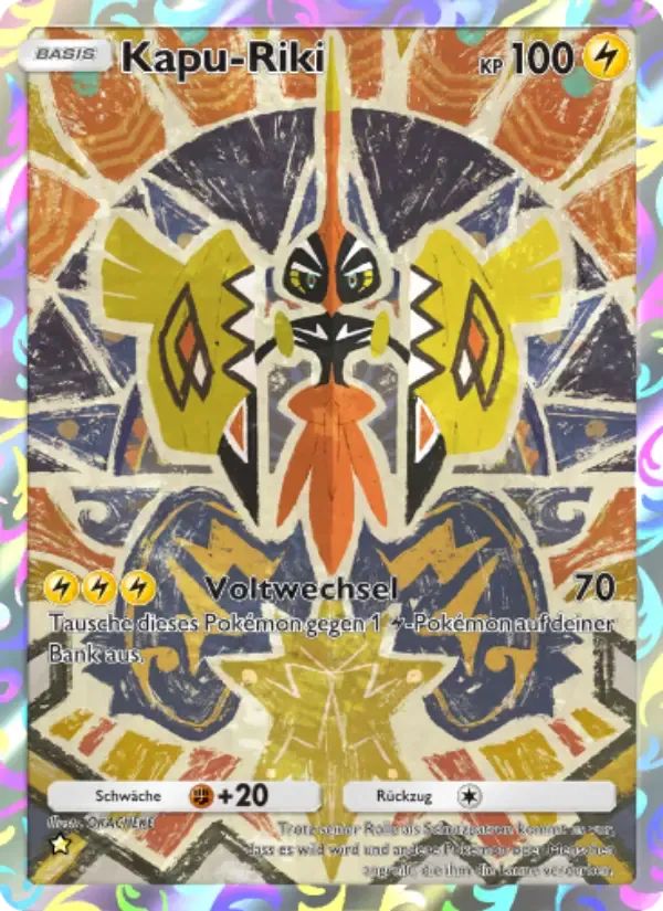 Tapu Koko card in German