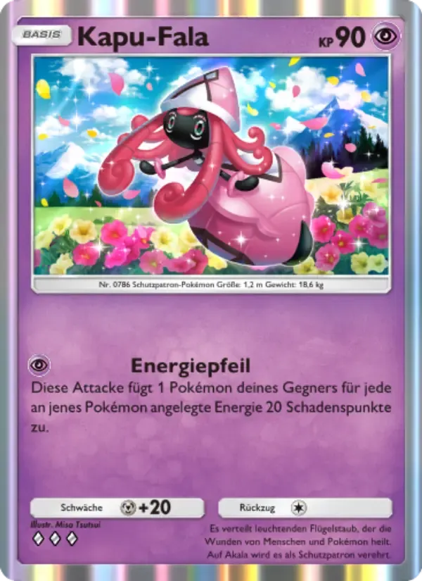 Tapu Lele card in German