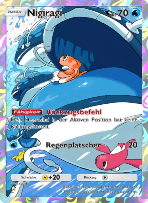 Tatsugiri card in German