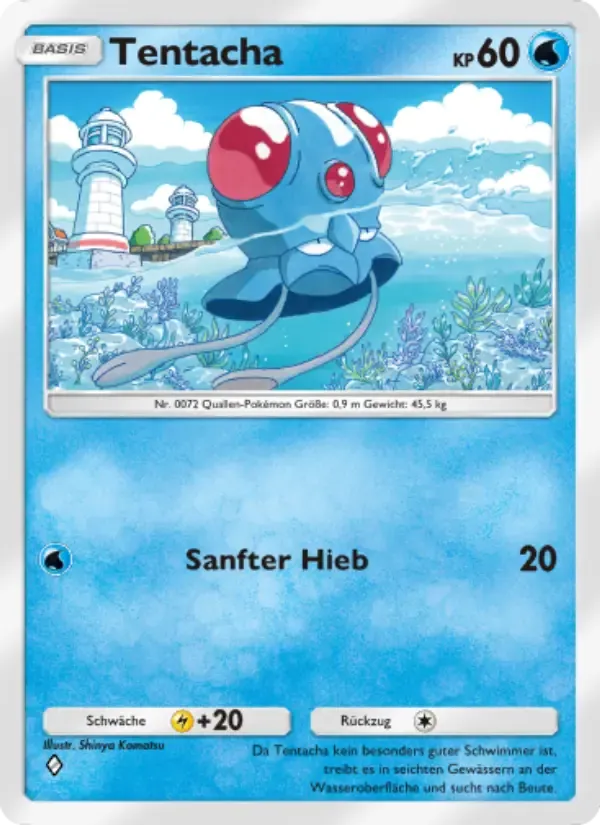 Tentacool card in German
