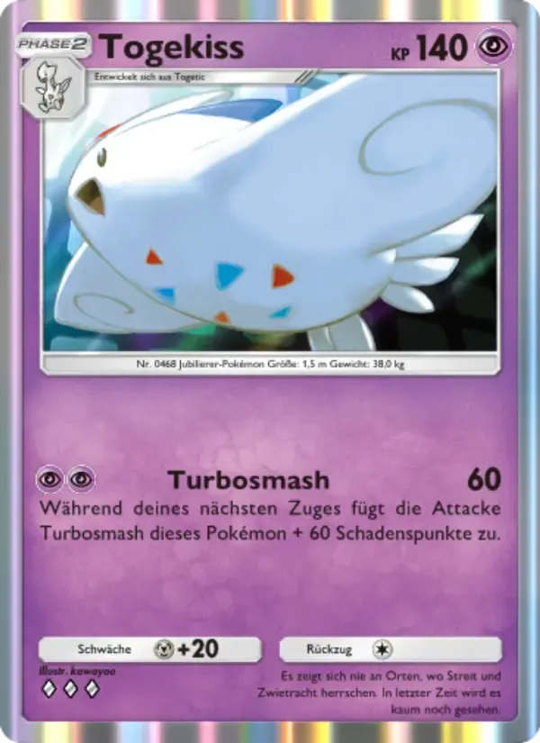 Togekiss card in German