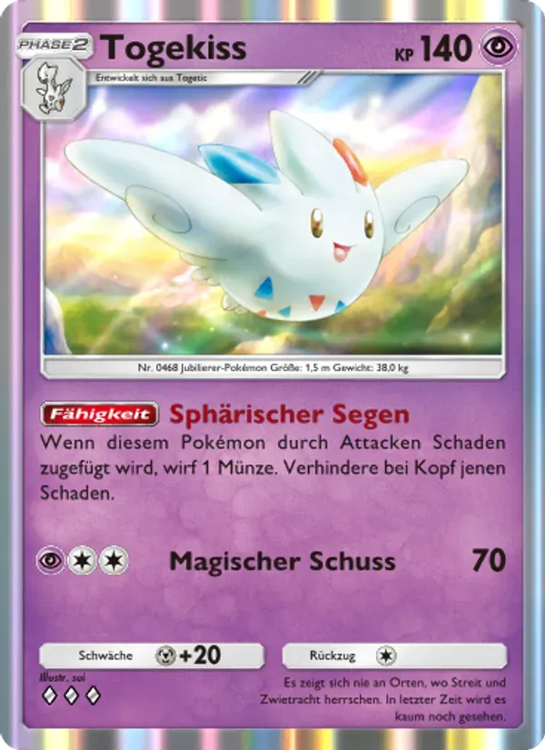 Togekiss card in German