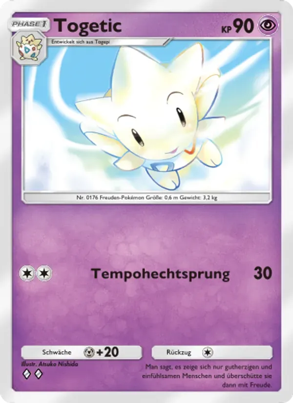 Togetic card in German