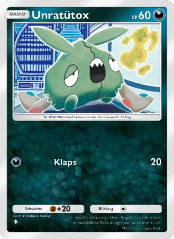 Trubbish card in German
