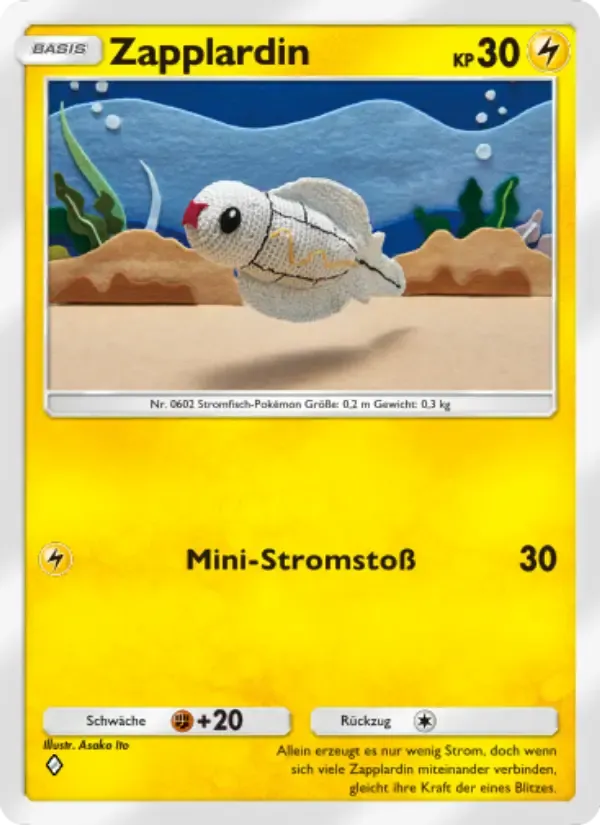 Tynamo card in German