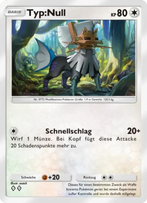 Type: Null-Karte auf Deutsch
