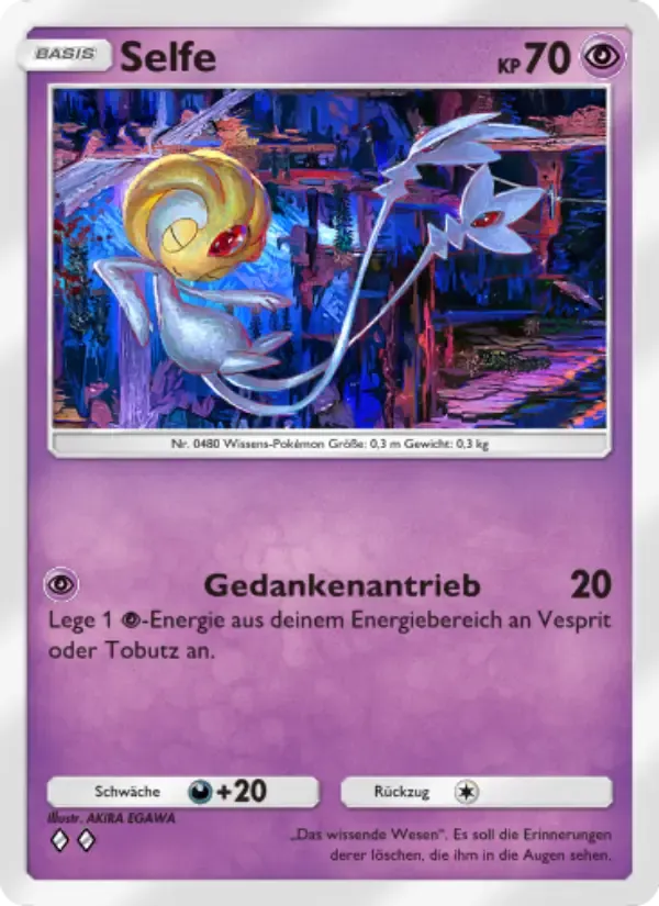 Uxie card in German