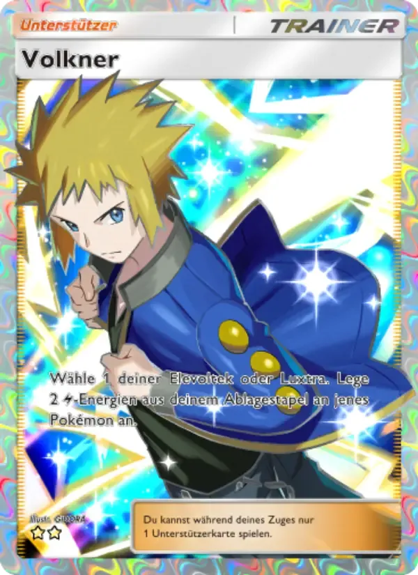 Volkner card in German
