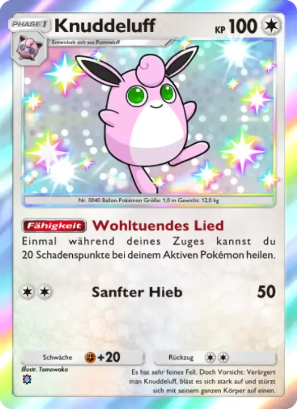 Wigglytuff card in German