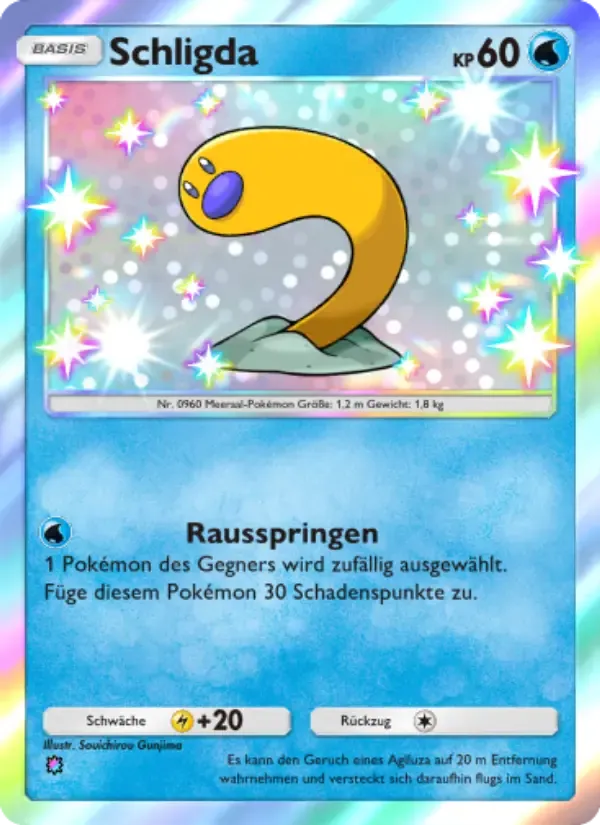 Wiglett card in German