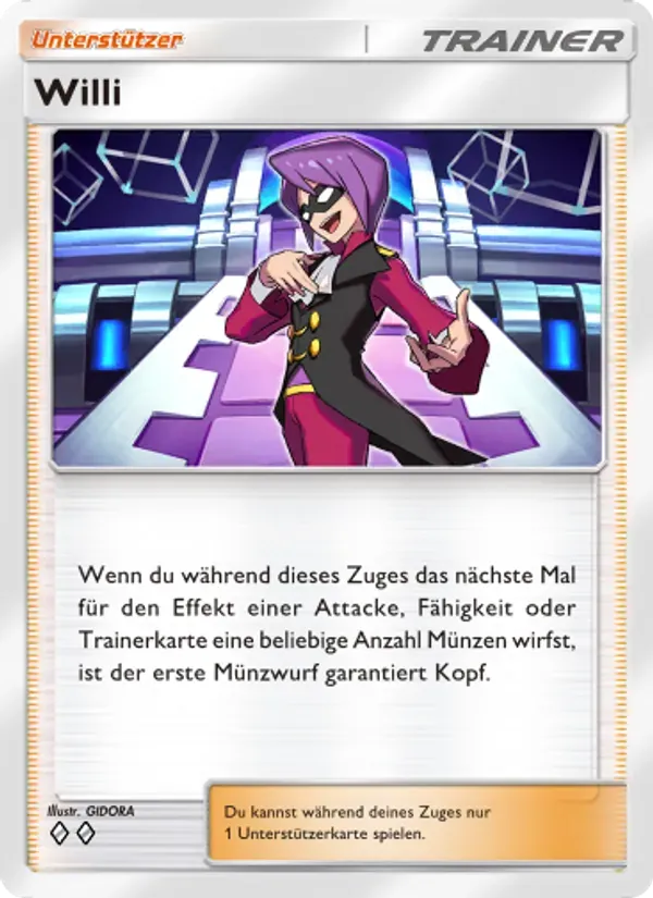 Will card in German