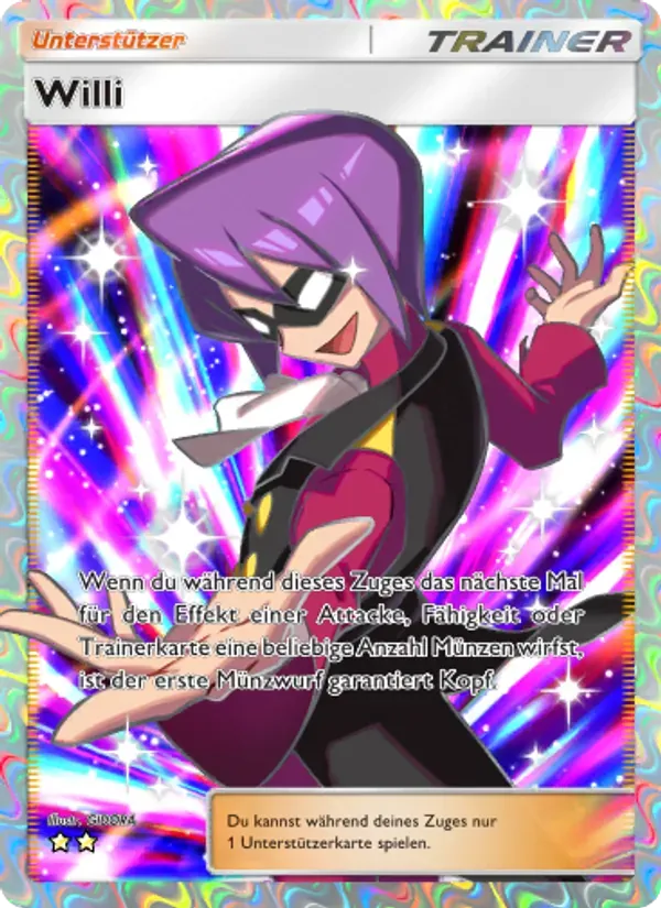 Will card in German