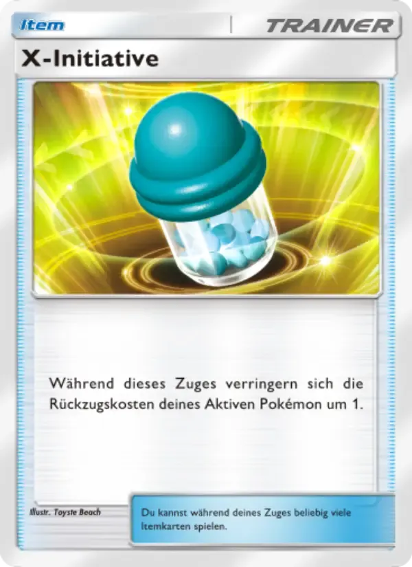 X Speed card in German