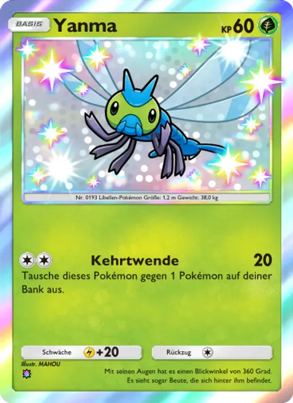 Yanma card in German