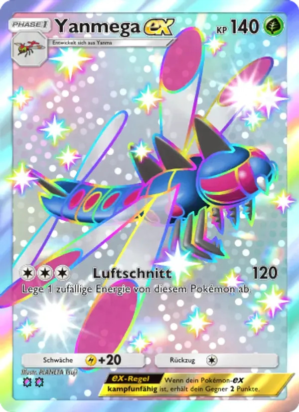 Yanmega ex card in German