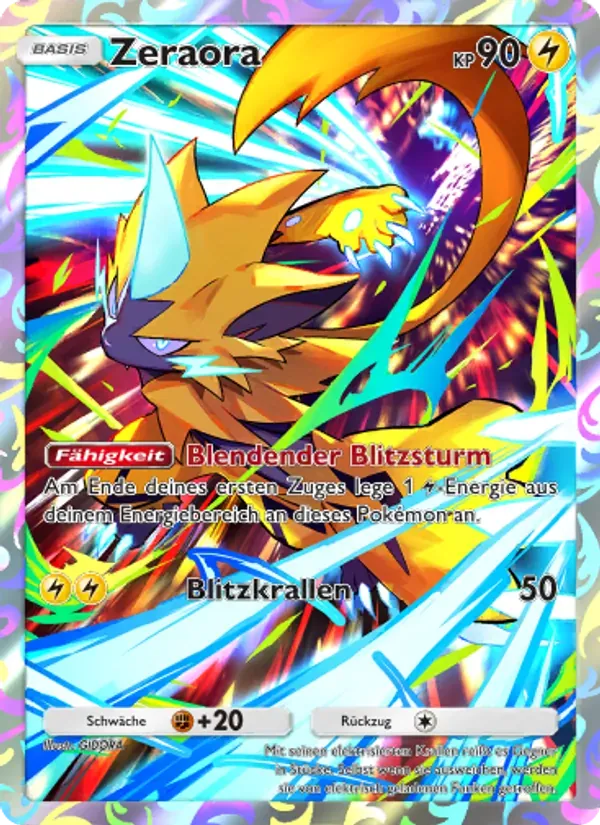 Zeraora card in German