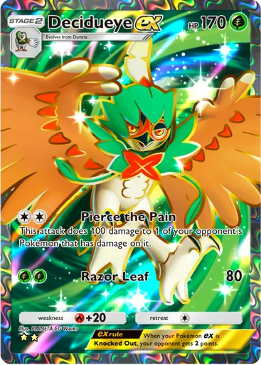 Decidueye ex (a3-180) card in Pokémon TCG Pocket