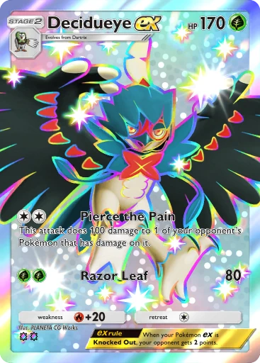 Decidueye ex (b1-317) card in Pokémon TCG Pocket