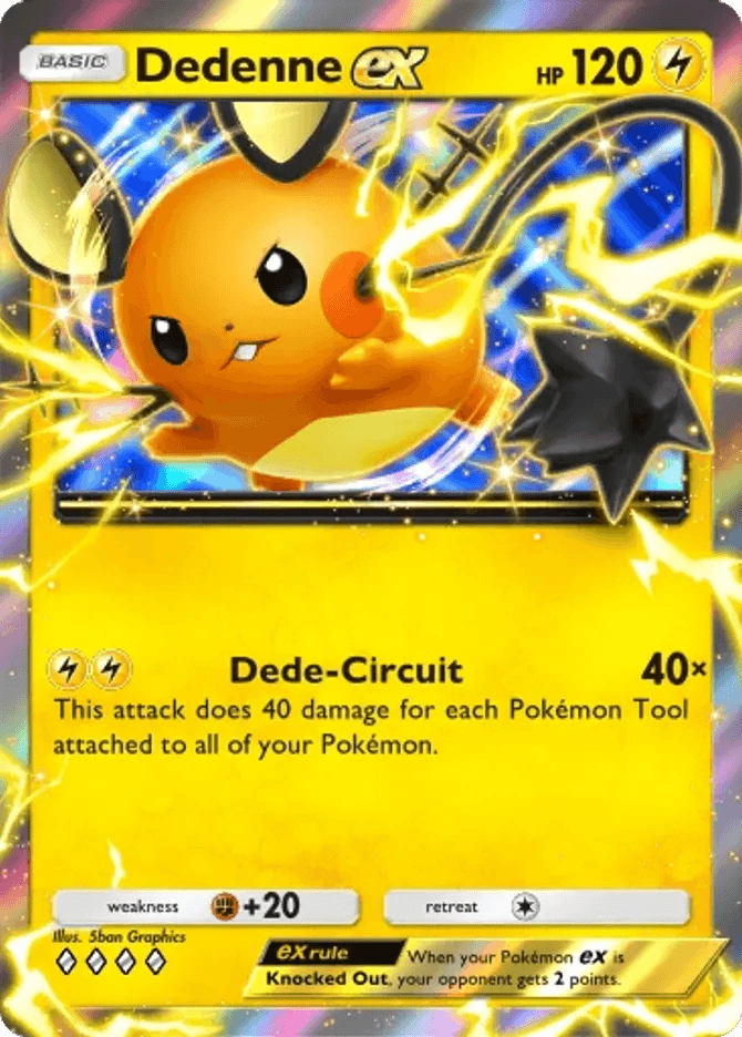 Dedenne ex (b4b-096) card in Pokémon TCG Pocket