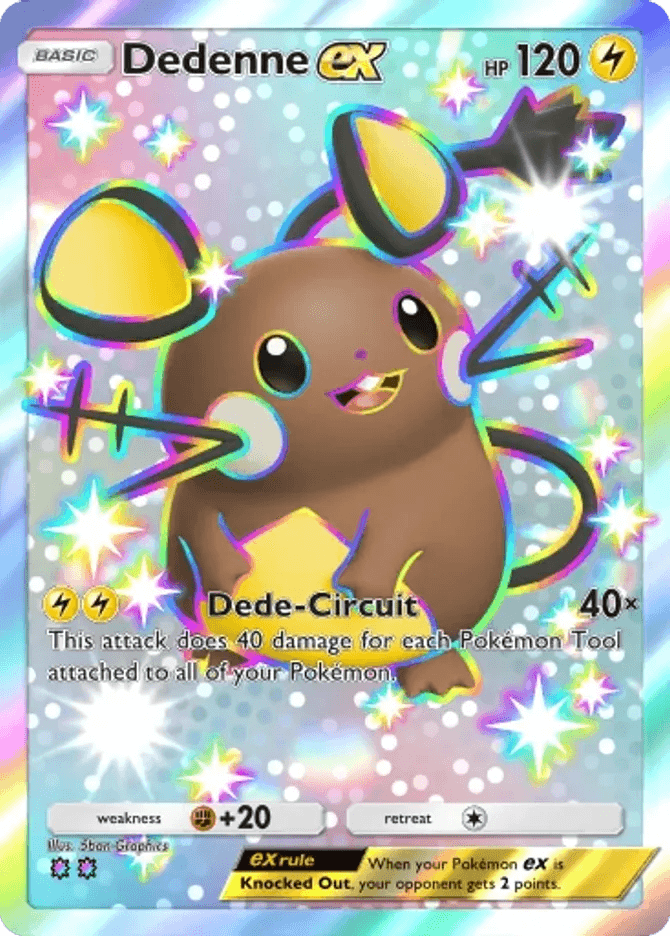 Dedenne ex (b4b-426) card in Pokémon TCG Pocket